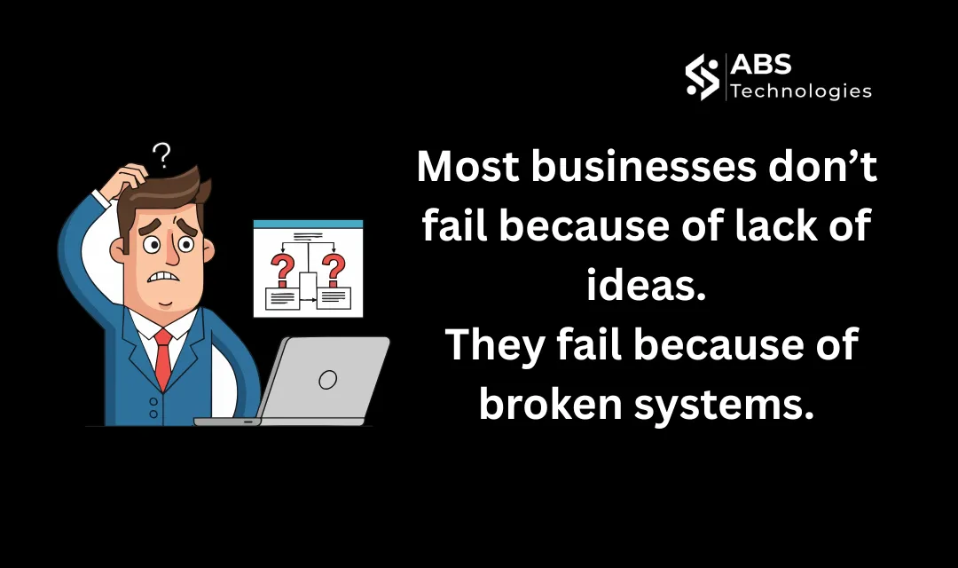 Most Businesses Don’t Fail Because of Lack of Ideas — They Fail Because of Broken Systems